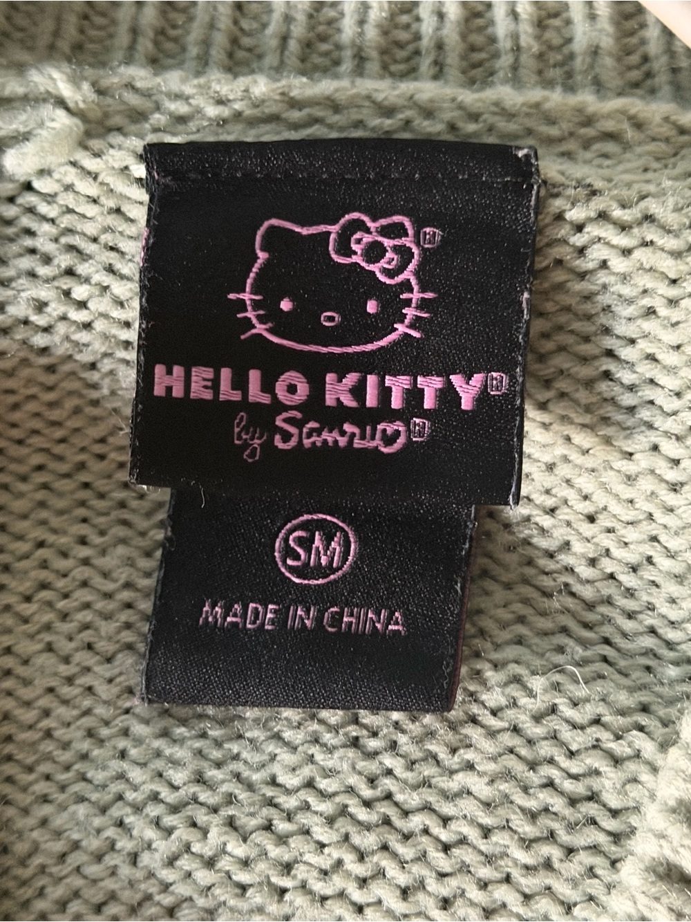Hot Topic Mint Green Mushroom Patch Cardigan Sweater - Picture 5 of 7